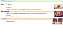 Desktop Screenshot of davelo.net
